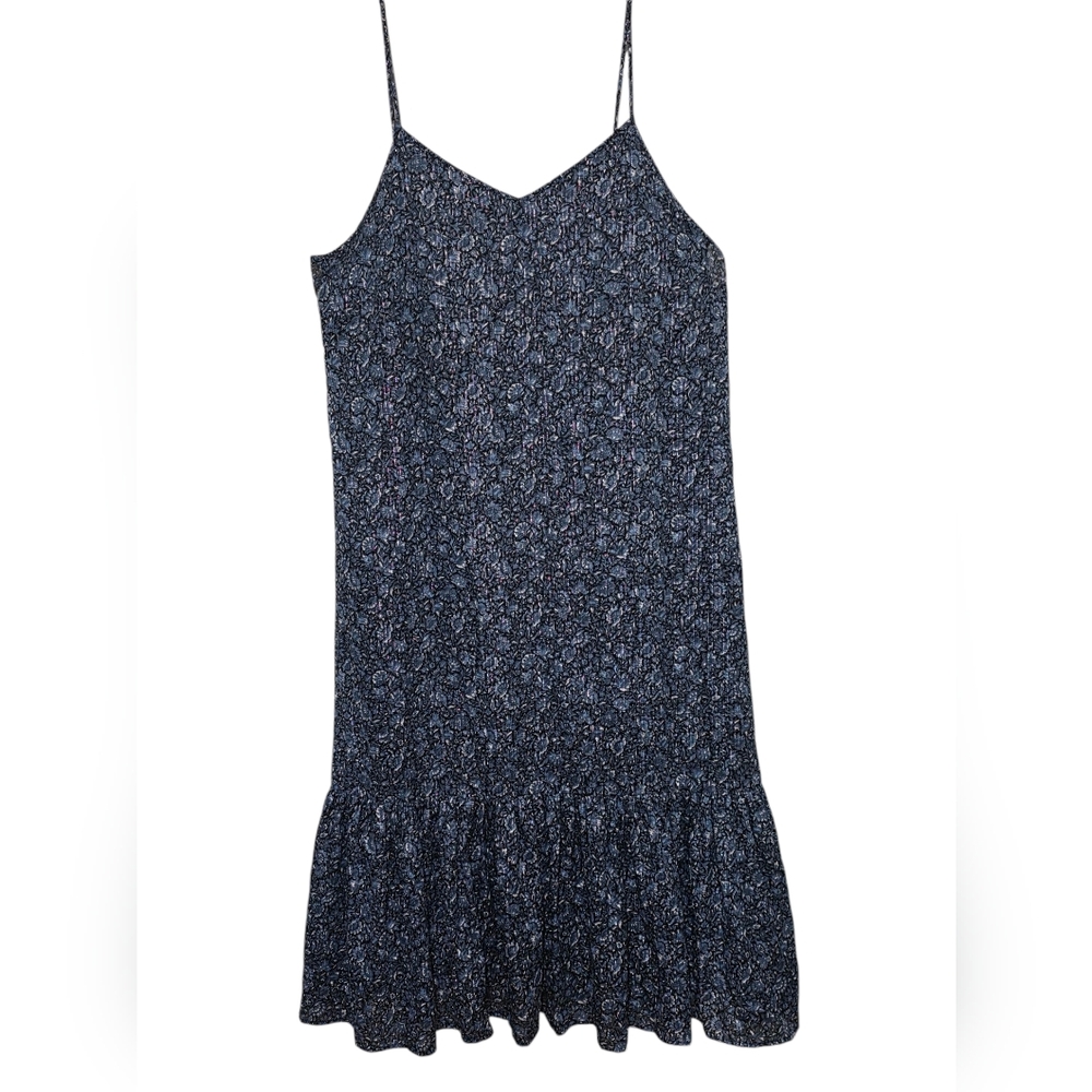 Micheal KORS Floral Blue Sleeveless Dress